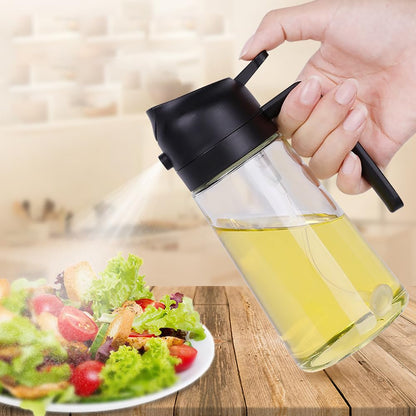 Olive Oil Sprayer for Cooking Oil Spritzer Mister for Air Fryer Canola Vinegar Vegetable Oil Portable Mini Bottle Kitchen Gadgets for BBQ/Pan/Salads/Baking (1 Pack)
