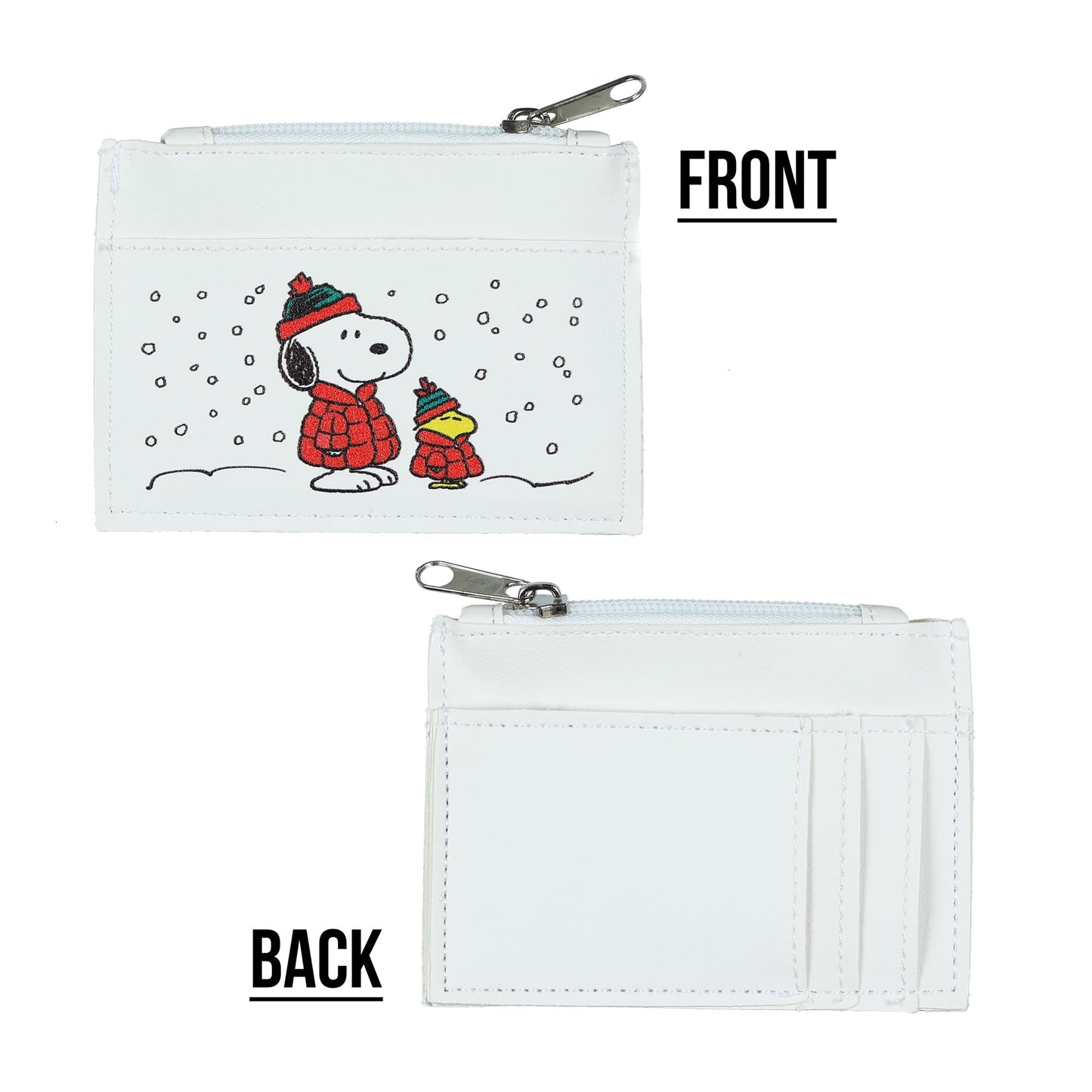 Peanuts Snoopy Happy Holidays Christmas 5-Piece Clutch Bag set