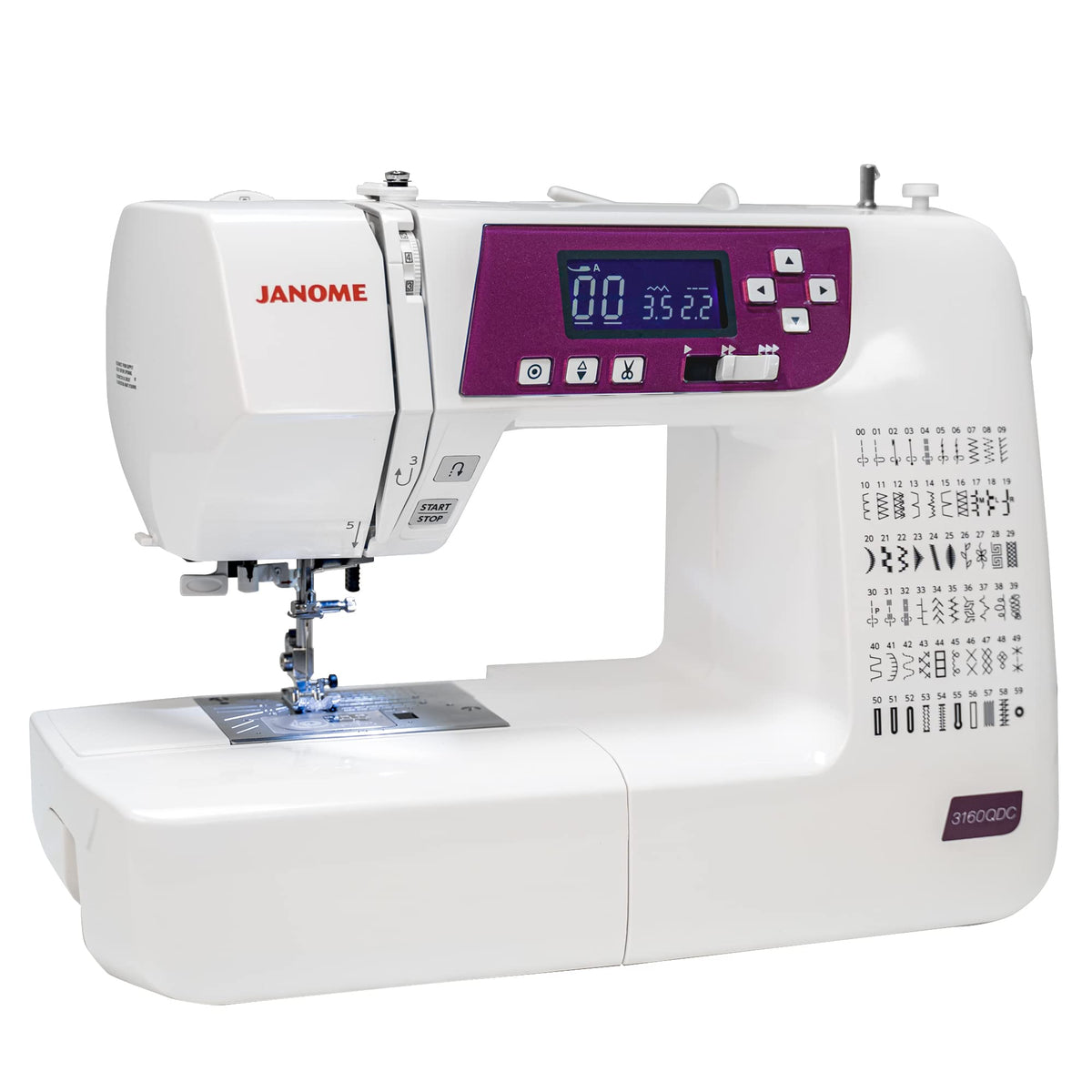 Janome 3160QDC-G Sewing and Quilting Machine with Bonus Quilt Kit!