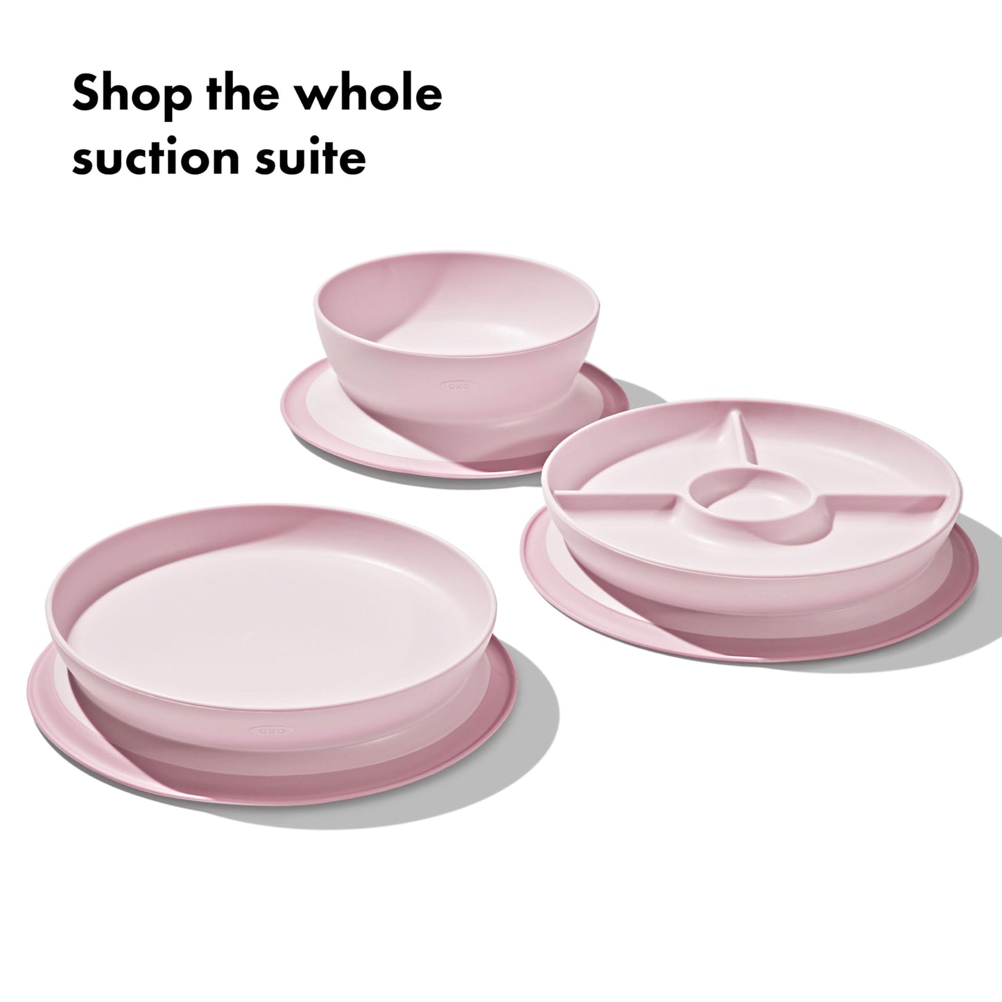 OXO Tot Stick and Stay Suction Plate - Blossom