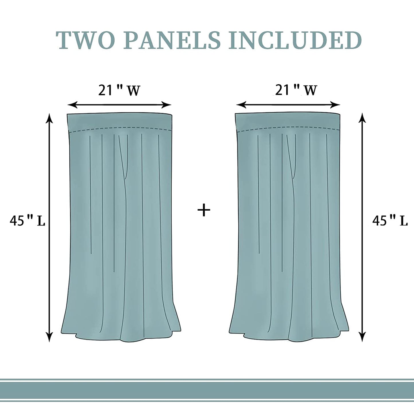 Wolf Blackout Curtains for Boys Girl Bedroom Home Decor, Wildlife Misty Forest Starry Sky Mountains Abstract Art Thermal Insulated Rod Pocket Darkening Living Room Window Drapes, 42 x 45 inch