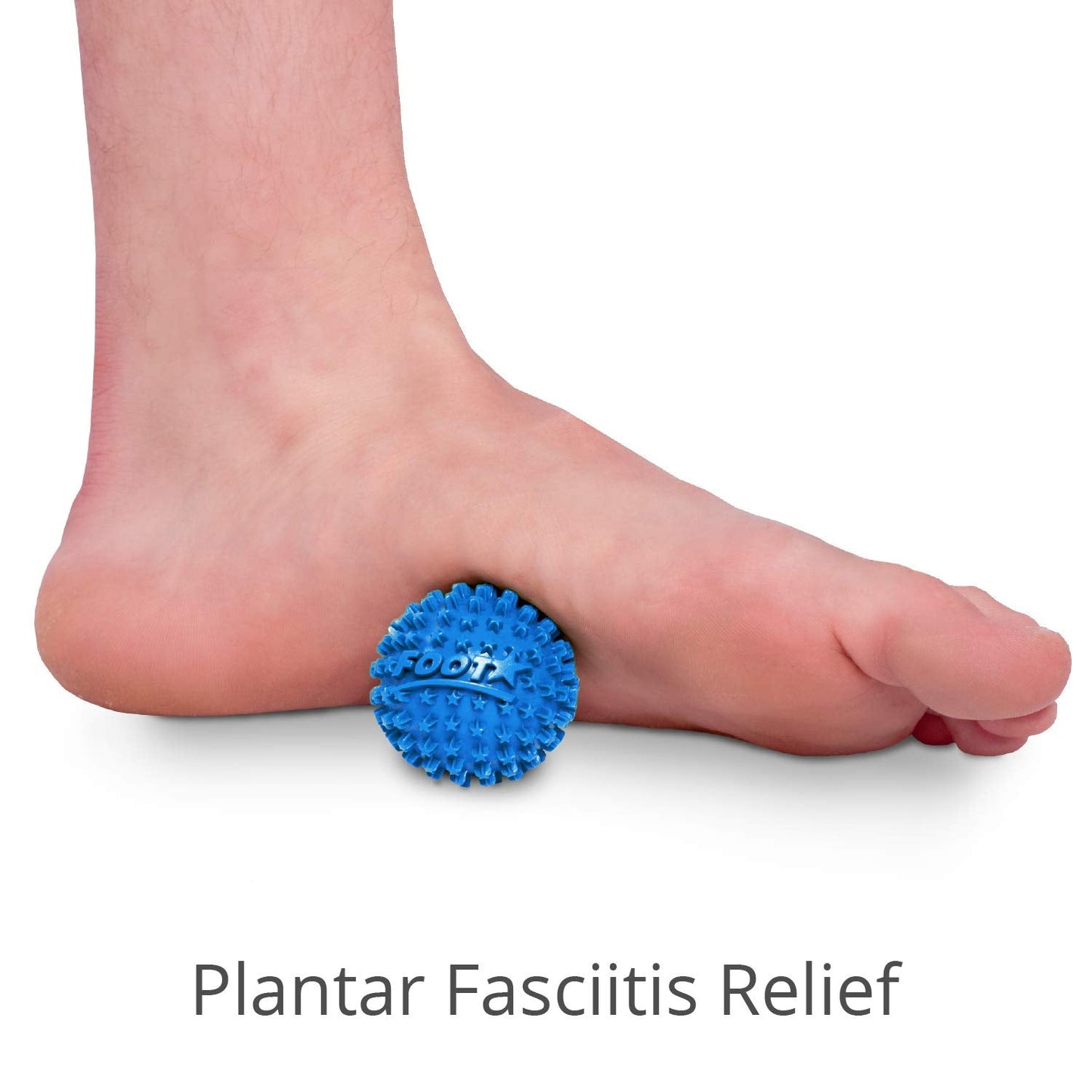 Body Back Foot Star® Massager Ball and Plantar Fasciitis Roller - Soothe Foot Stress, Discomfort, Aches, & Tightness (2-Inch, Blue)