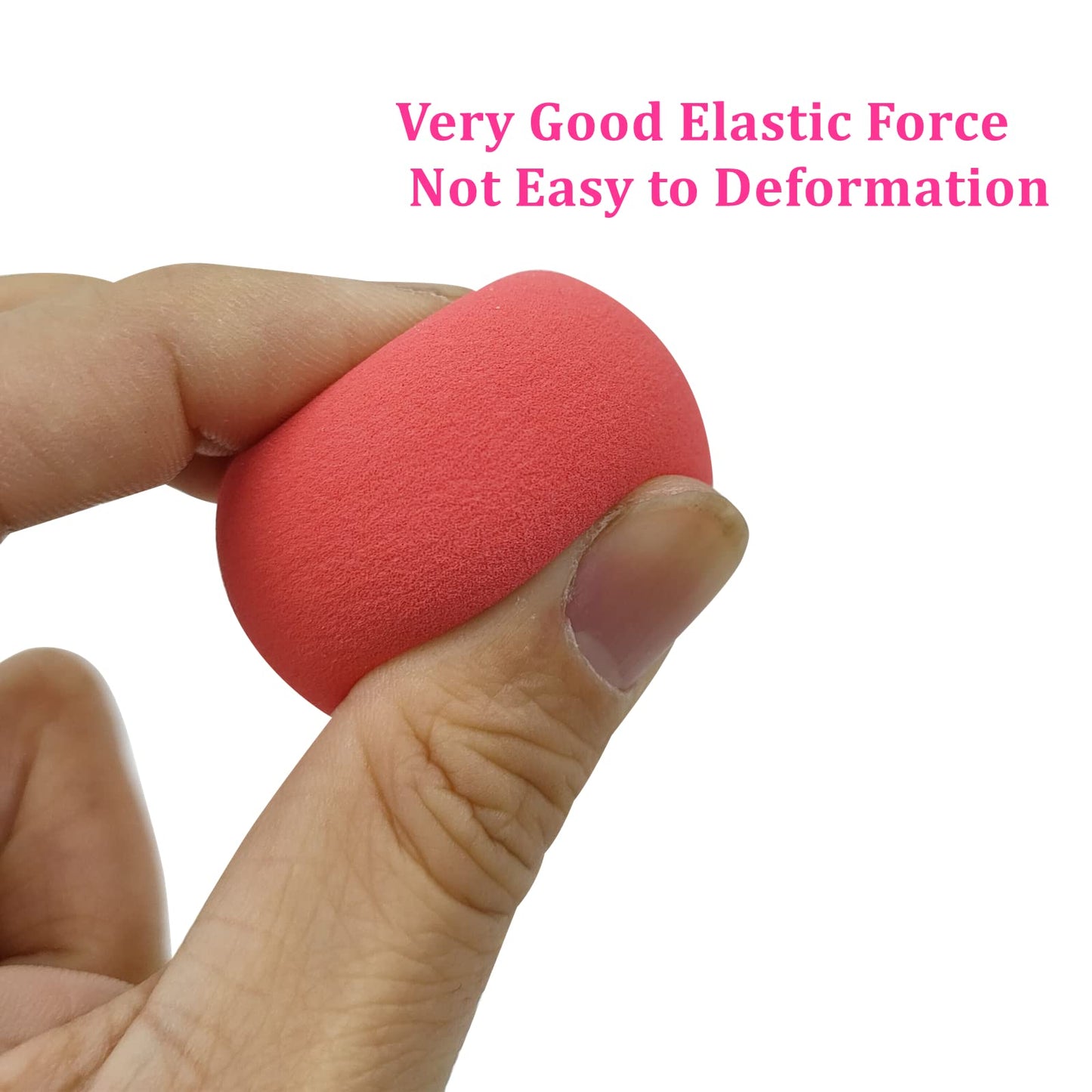 12 Pcs Black Makeup Sponges for Foundation Bulk Latex-Free Reusable big Beauty Sponge Blender Cosmetic Applicator For Powder Cream and Liquid Makeup Tools Set