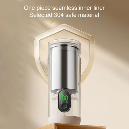 Travel Electric Kettle, 350ML Small Tea Coffee Kettle Mini Hot Water Boiler 27000mAh Rechargeable Portable Water Heater, 12 Hour Insulation