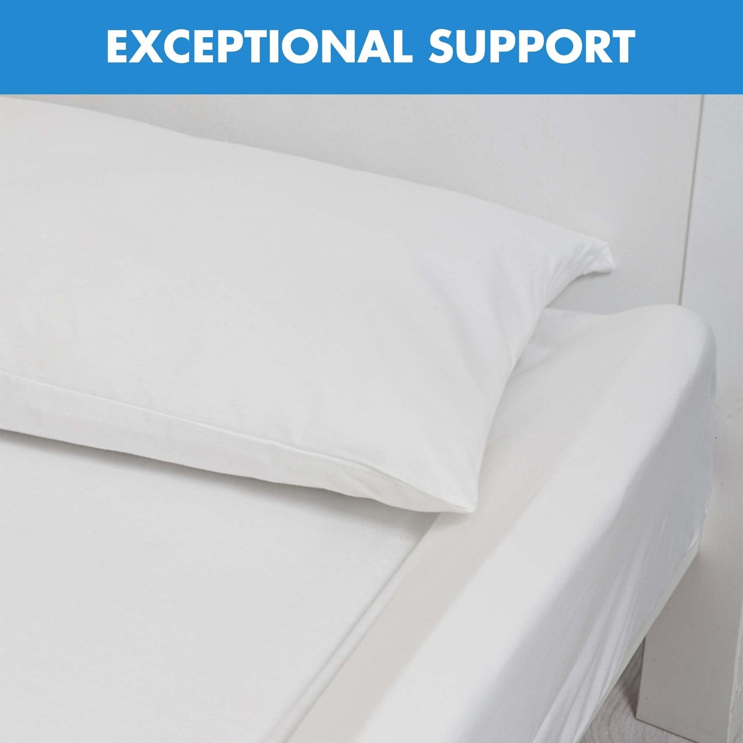Proheeder Bed Guard for Single, Cot or Toddler Bed - 100cm Foam Bumper for Safety of Babies, Toddlers - Alternative to Rail - with Removable and Washable Cover Made in Portugal (1 Bed Bumper Pack)