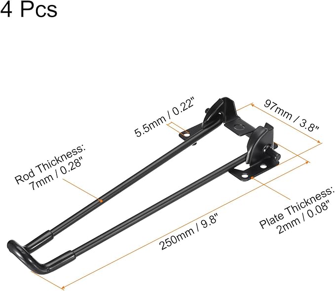 uxcell Folding Table Legs