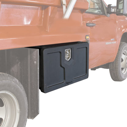 Buyers Products 1717105 Poly Underbody Truck Box, 18 x 18 x 36 in, Lightweight HD Poly Tool Box w/ Drop Door, 3-Point Locking Latch, Weather-Resistant Seal, Underbody or Surface Mount Truck Storage
