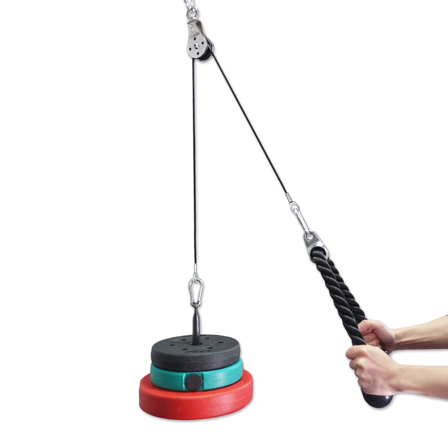 J Bryant Fitness Gym Replacement Cable Fitness Pulley Cable Thick 0.2inch/5mm Heavy Duty Steel Wire Rope for Home Gym Cable Pulley Attachments Machine Accessories (Type-A, 63")
