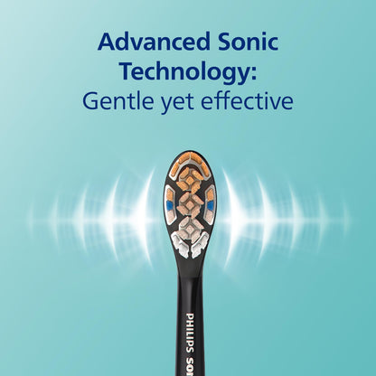 Philips Sonicare DiamondClean Smart 9300 Electric Toothbrush, Sonic Toothbrush with App, Pressure Sensor, Brush Head Detection, 4 Brushing Modes and 3 Intensity Levels, White, Model HX9903/05
