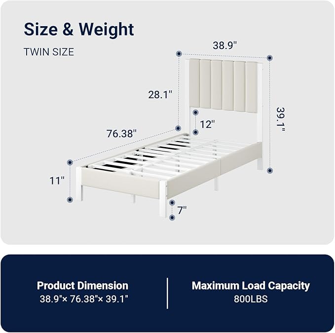 Avenco Twin Size Bed Frame