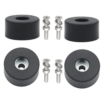 4 Pack 192310GS Anti Vibration Rubber Feet, Air Compressor Isolation Pads with Stainless Steel Nuts & Washers,for 094-0026, E106661, D091007, for Generators, Pressure Washers, Speaker Cabinets