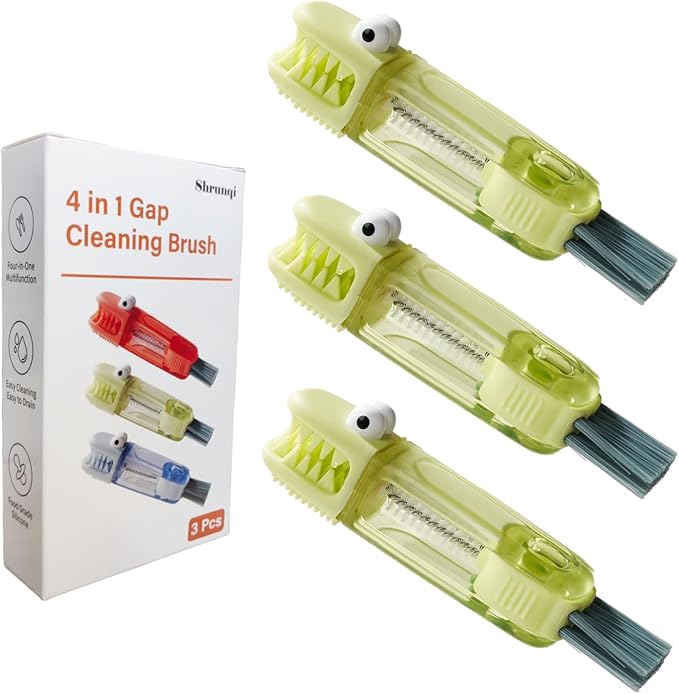 4-in-1 Bottle Cleaning Brush Set, Home Kitchen Crevice Cleaning Tools