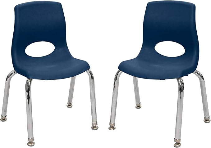 Children’s Factory MyPosture Plus 8" Chair, 2 Pack, Stackable Ergonomic Seating
