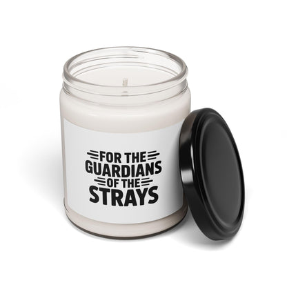 for The Guardians of The Strays Scented Soy Candle, 9oz Glass Jar, Natural Aromas for Animal Lovers, Gift Idea