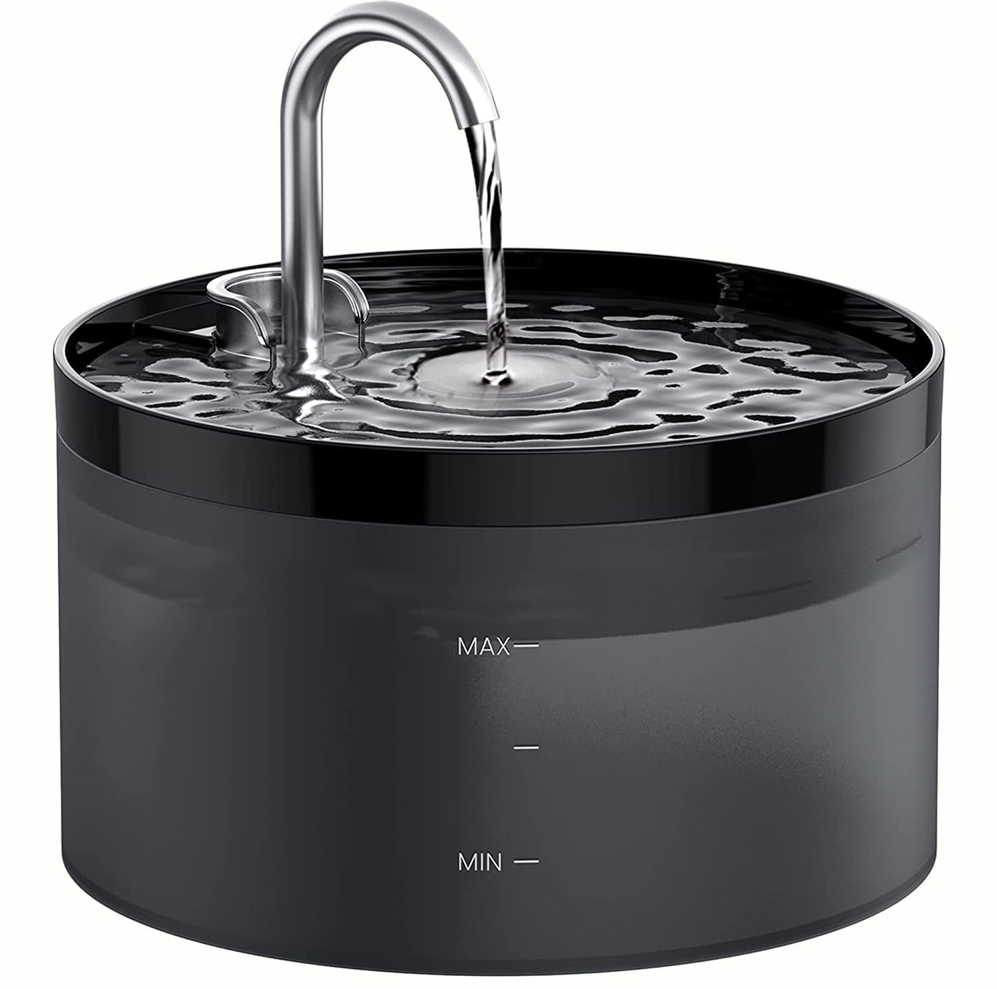 Cat Water Fountain: Dog Bowl Fountains - Automatic Pet Dispenser - Dogs Drinking Waterer Bowls Indoor - Auto Watering Dish Supplies - Easy Cleaning Animal Machine - Quiet 67oz/2L Kitty Drink Fountain