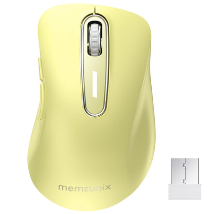 memzuoix 2.4G Wireless Mouse, 1400 DPI Mobile Optical Cordless Mouse with USB Receiver, Portable Computer Mice for Laptop, PC, Desktop, MacBook, 5 Buttons, Red