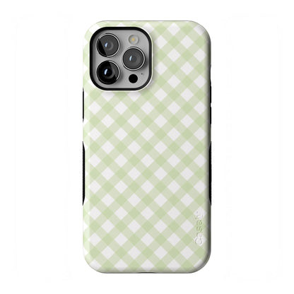 Casely iPhone 13 Pro Case | Compatible with MagSafe | Taupe on Nude | Solid Beige Aesthetic Cream Case