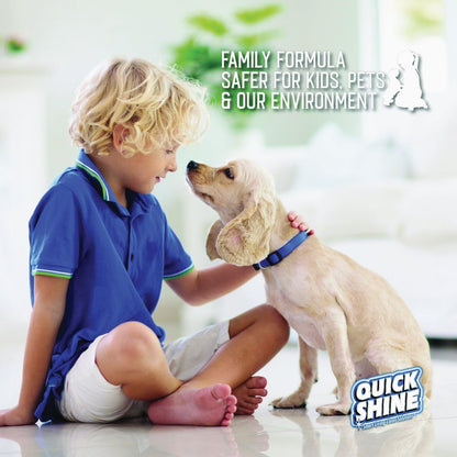 Quick Shine Ultra Gloss Sealed Wooden Floor Finish Polish, 800ml