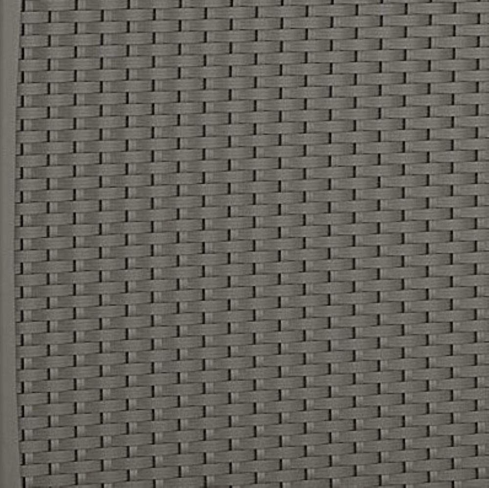 Suncast 60 Gallon Outdoor Weather Resistant Hard Plastic Storage Cube Deck Box Bin with Handles and Lid for Patio, Garden, or Shed, Stoney