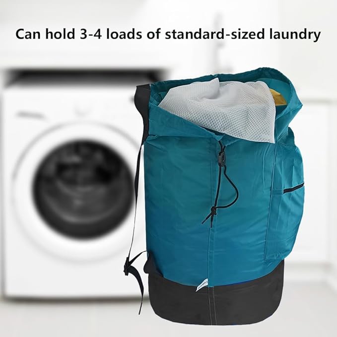 Washable Laundry Bag Backpack