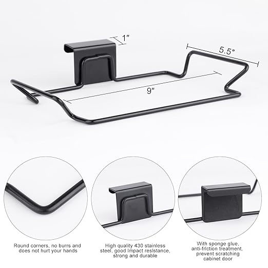Large Stainless Steel Trash Bag Holder