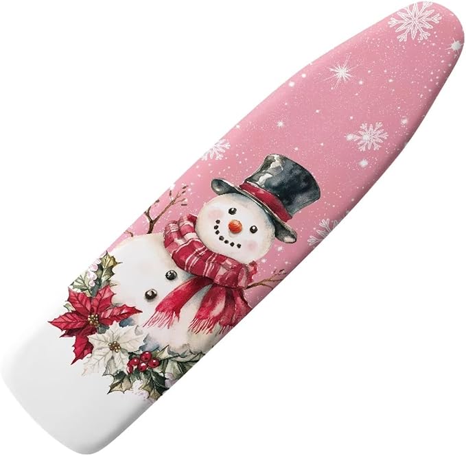 Sprowallow Snowman Print Christmas Ironing Board Cover Standard Size Scorch