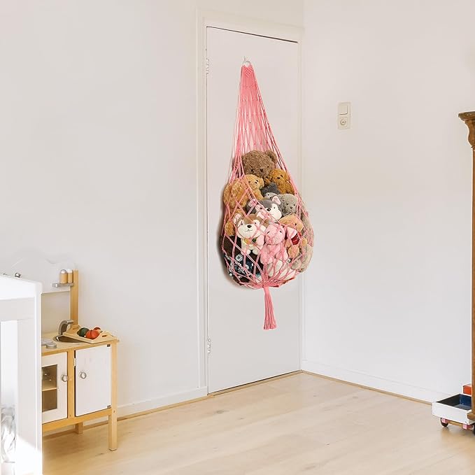 Novel Stuffed Animal Hammock Corner Hanging Net