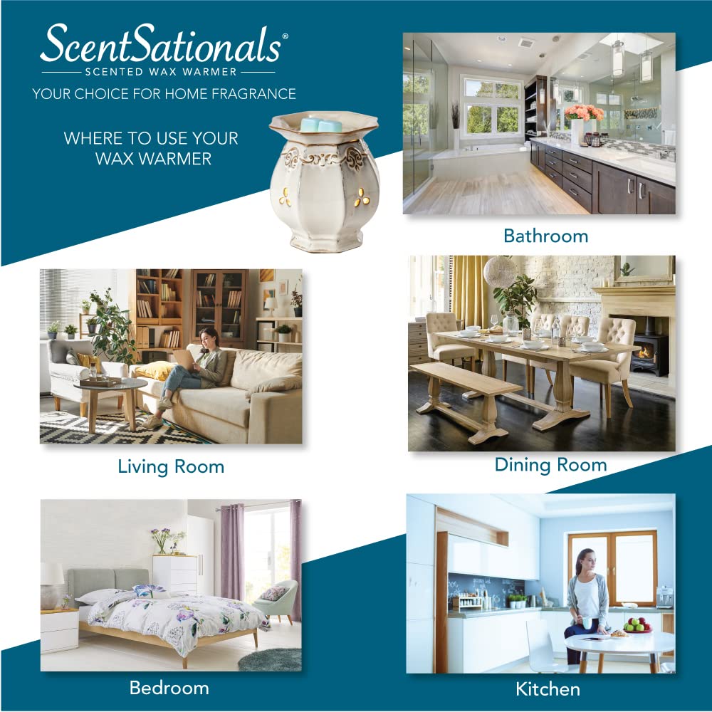 Scentsationals Sandy Waves Coastal Decor Wax Warmer