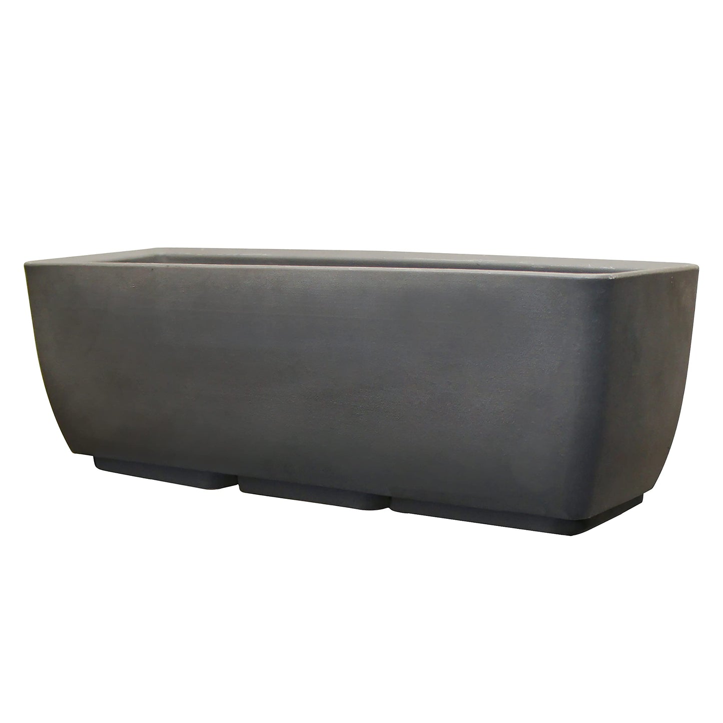 RTS Home Accents 30" Urban Rectangular Garden Planter, Graphite - Stylish, Durable, and Weather-Resistant Planter for Outdoor Gardens, Patios, and Urban Spaces