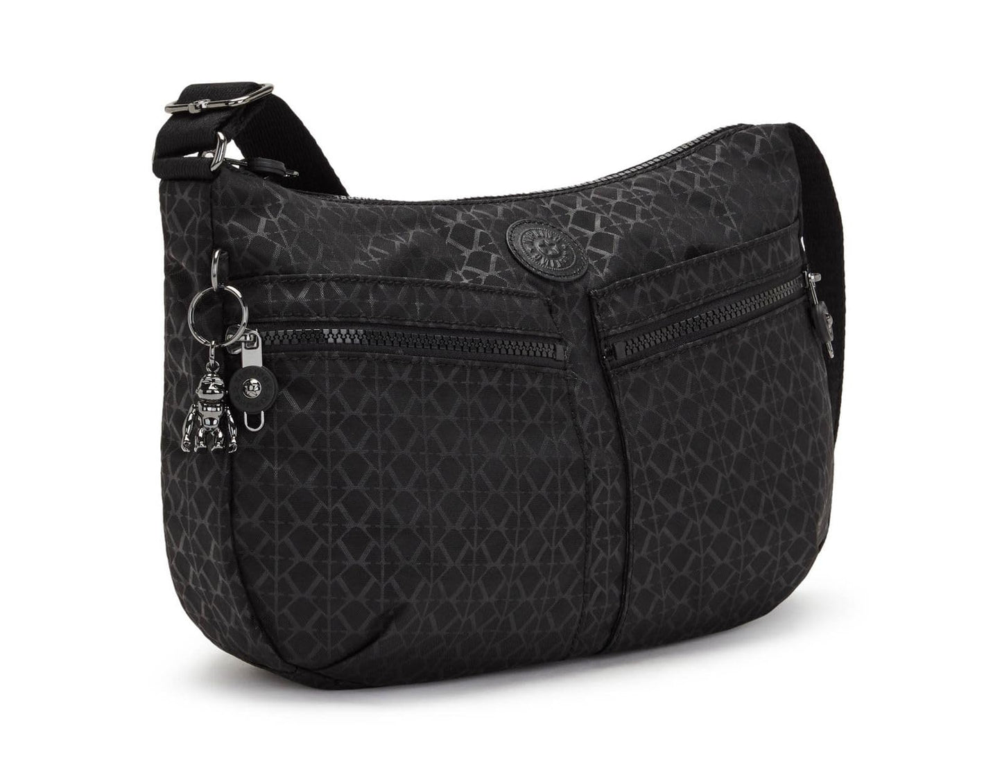 Kipling IZELLAH Medium crossbody, Signature Emb (Black)