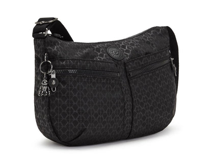 Kipling IZELLAH Medium crossbody, Signature Emb (Black)