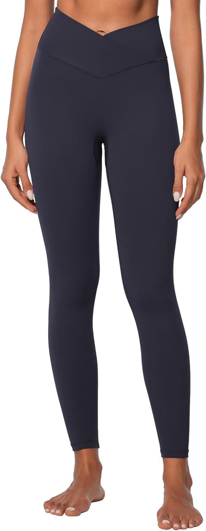 Sunzel Sunlissia Hidden Butt Lifting Scrunch Workout Leggings for Women, Crossover High Waist Yoga Pants with Tummy Control