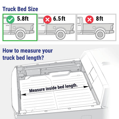Syneticusa MB Retractable Tonneau Cover | 2007–2026 Chevy Silverado GMC Sierra 1500 5.8ft (69.9") Bed | 6063-T5 Aluminum | Double Lock | 3-Year Warranty | Waterproof Low Profile Hard Truck Bed Cover
