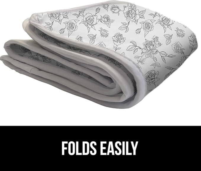 GORILLA GRIP Ironing Mat, Portable Iron Pad, Magnetic Cover