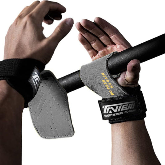 TAVIEW Wrist Straps for Weightlifting for Maximum Grip Support - Lifting Deadlift Strap & Weight Lifting Grips Gloves for Working Out Pull Up Deadlifting & Shrugs