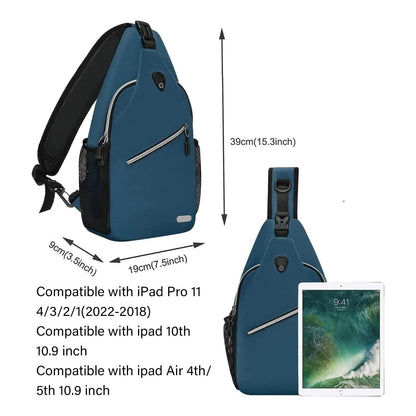 MOSISO Sling Backpack, Multipurpose Crossbody Shoulder Bag Travel Hiking Daypack