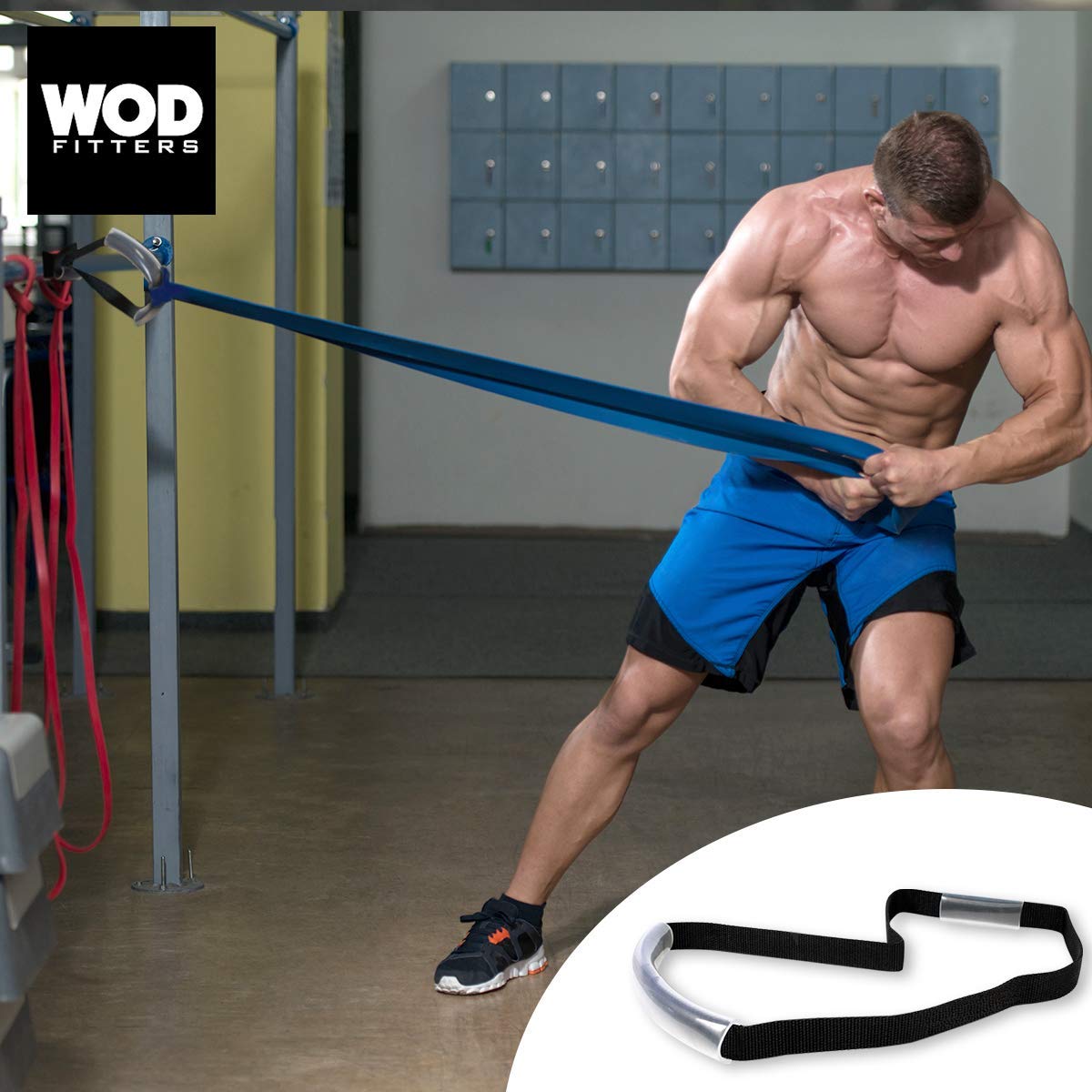 WODFitters Resistance Band Protector Strap - Use It as a Strong Anchor Attachment to Extend The Life of Your Resistance Bands