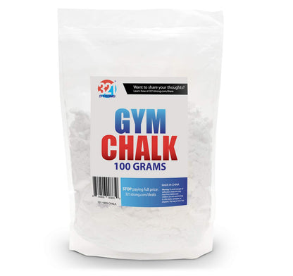 321 STRONG 100 Gram (3.52 oz) Loose Gym Chalk - for Weightlifting, Rock Climbing, Kettlebells, and Gymnastics