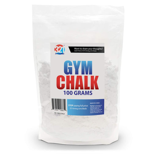 321 STRONG 100 Gram (3.52 oz) Loose Gym Chalk - for Weightlifting, Rock Climbing, Kettlebells, and Gymnastics