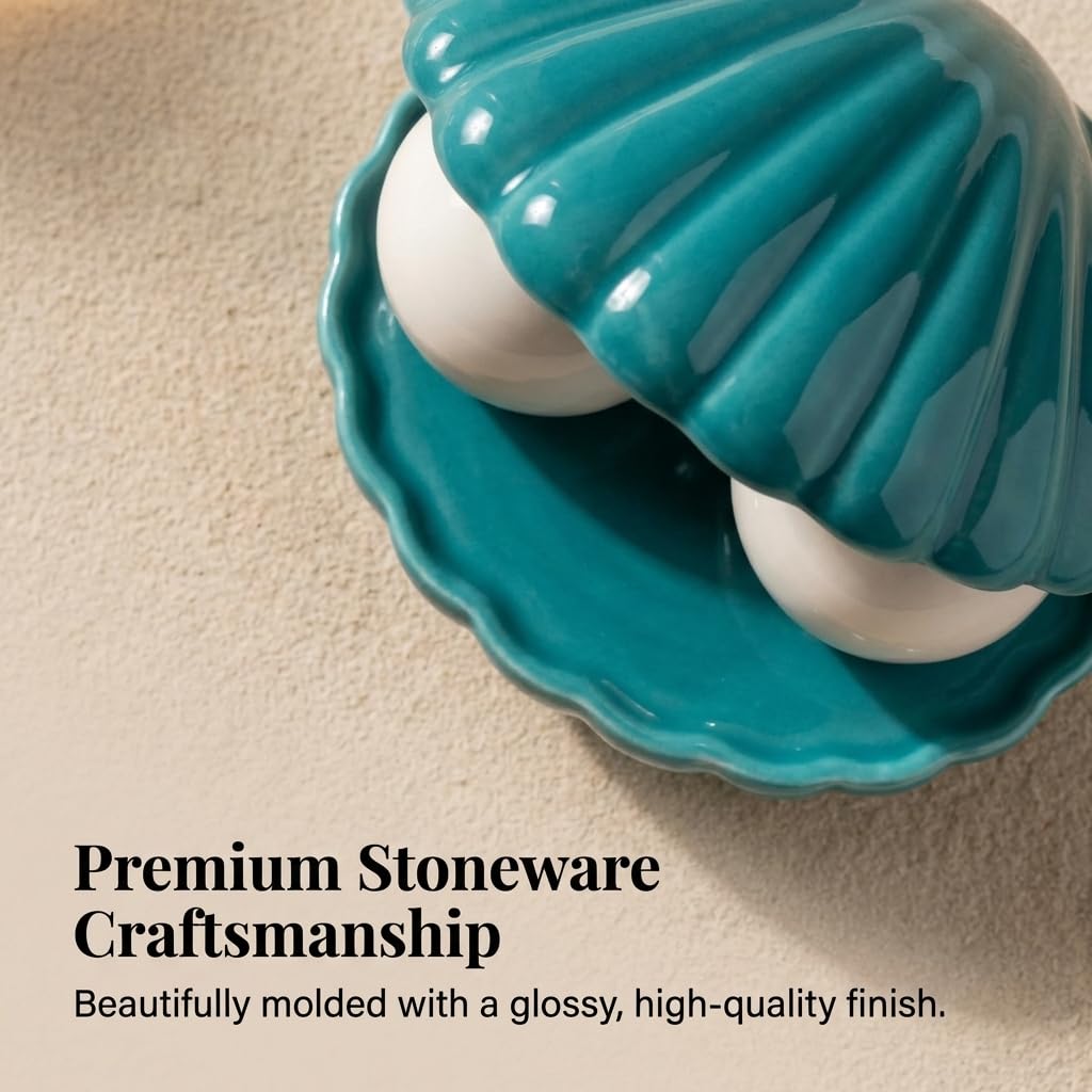 The Bridge Collection Novelty Oyster Salt and Pepper Shaker 3 Piece Set