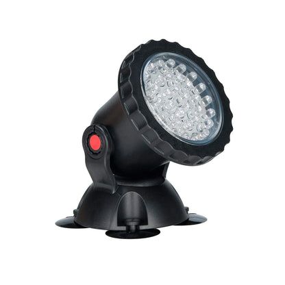 COVVY Waterproof Underwater Spot Lights Multicolour RGB Aquarium Lights with Remote Control for Garden Pond Fish Tank Swimming Pool,UK Plug (Set of 1 Light)