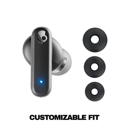 Skullcandy Smokin’ Buds Wireless Earbuds, Bluetooth Headphones, Noise Isolating Fit, Up to 20 Hours Battery, IPX4 Sweat and Water Resistant, Microphone for iPhone Android - Pink