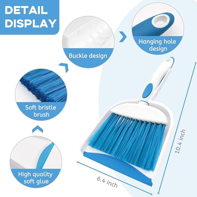 Broom Dustpan Brush Small Dust pan : Mini Broom and Dustpan Set Mini Dust pan