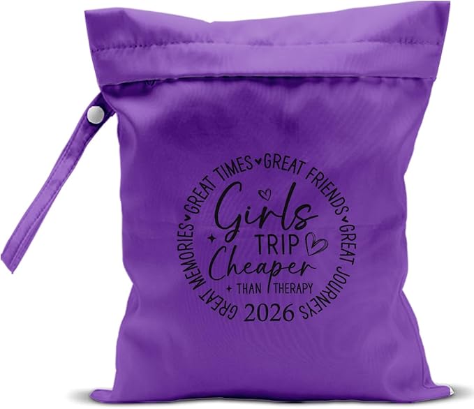 Girls Trip Gifts Wet Dry Bag, Beach Bag Wet Bag Favors,