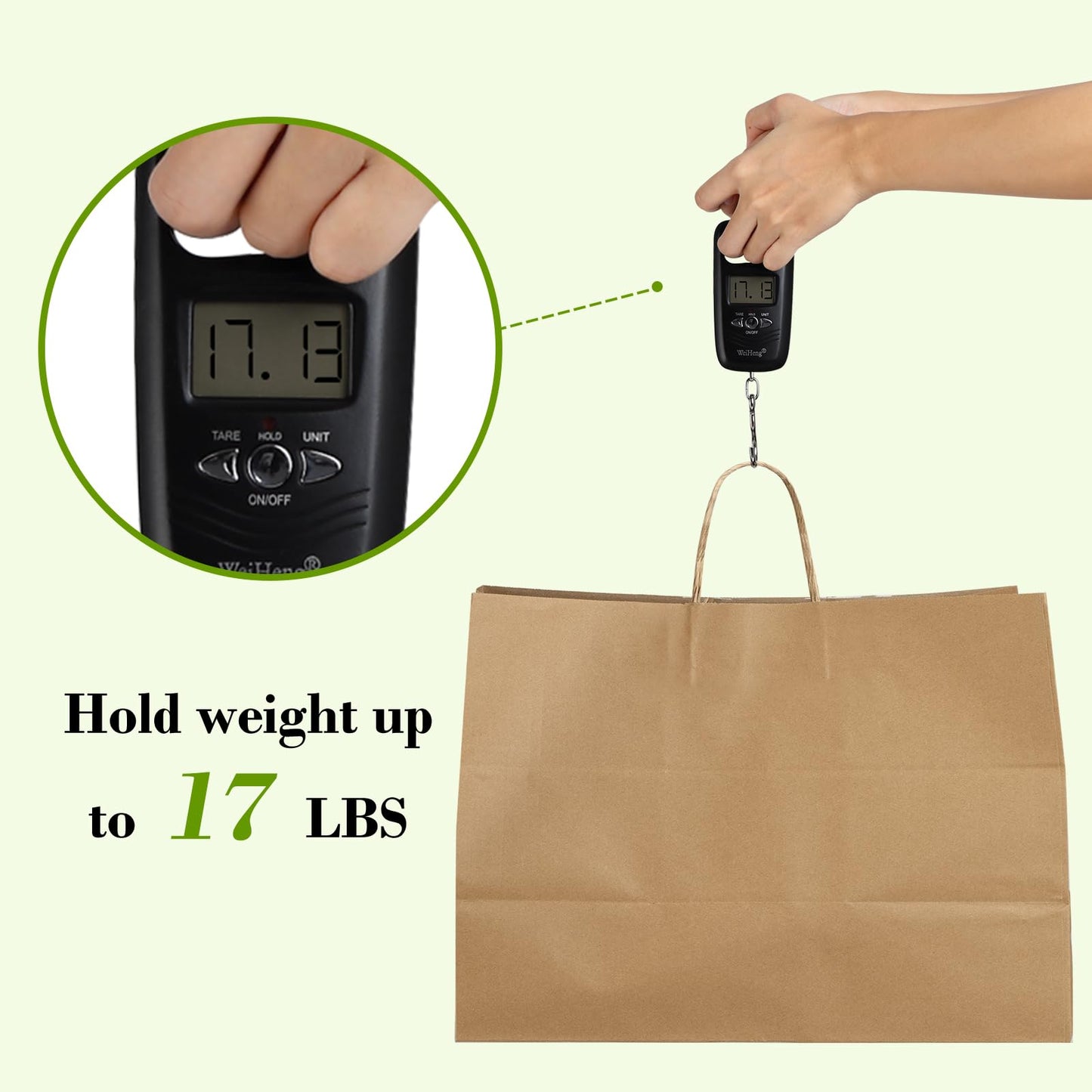 BagDream 100Pcs 16x6x12 Inches Kraft Paper Bags with Handles Bulk Shopping Bags for Gifts, Grocery, Merchandise, Recycled Large Brown Paper Sacks