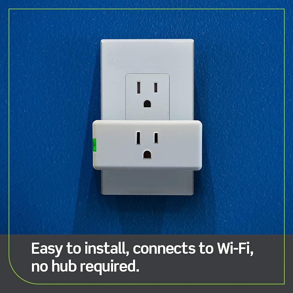 Leviton Decora Smart Switch, Wi-Fi 2nd Gen, Neutral Wire Required, Works with Matter, My Leviton, Alexa, Google Assistant, Apple Home/Siri & Wired or Wire-Free 3-Way, D215S-1RW, White