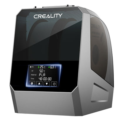 Creality Official Space PI Filament Dryer Plus, 3D Printer Filament Dryer Box with 360° Heating, 2 Rolls Upgraded Filament Dehumidifier for 1.75mm/2.85mm One-Key Setting Support PLA ABS PETG TPU