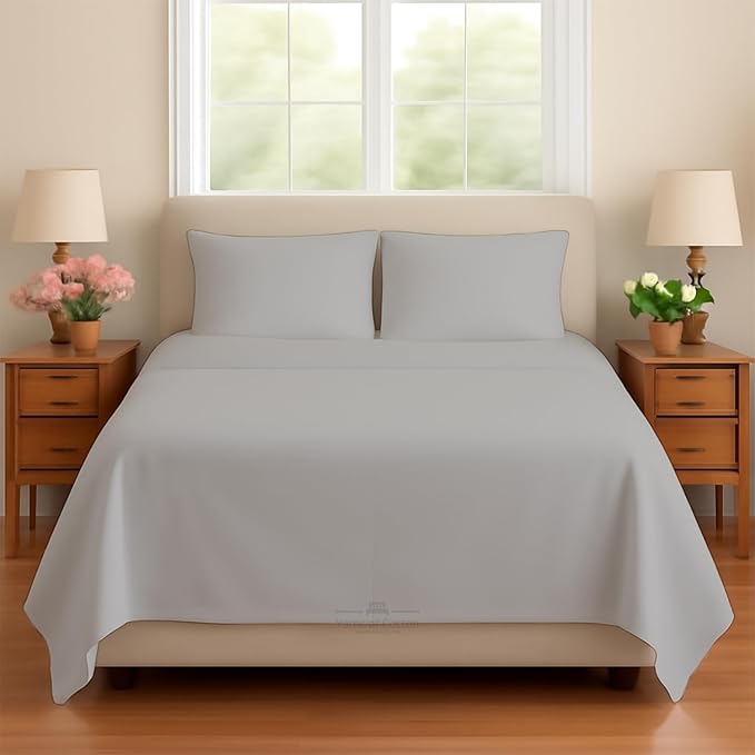 Sleeper Sofa Bed Sheet, 100% Cotton 400 Thread Count, 4 Piece Set, Deep Pocket