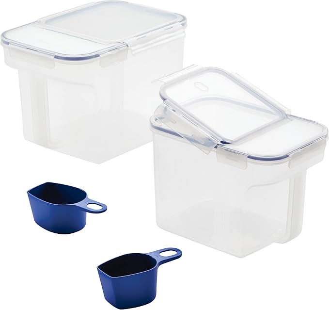 LocknLock Easy Essentials Food Storage Container and Scoop Set/Food Storage Bin