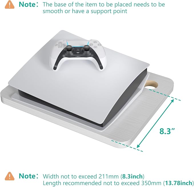 WALI Floating TV Shelf, 1 Tier Projector Shelf
